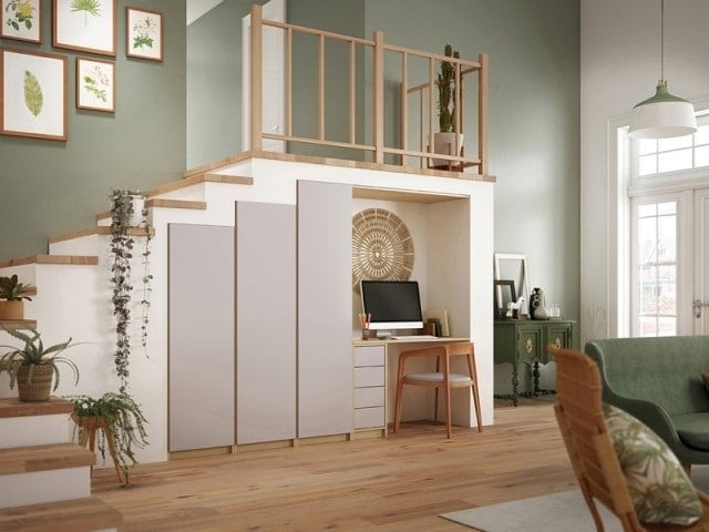 Comment aménager sous l&rsquo;escalier pour gagner des m²